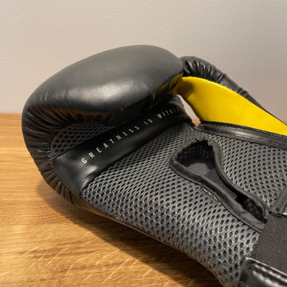 Everlast Elite with Evershield Boxing Gloves Black Size Large 14oz - Picture 11 of 12